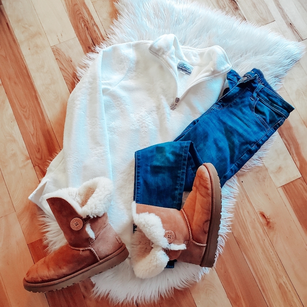 Tradition country collection  snowflake pattern pullover